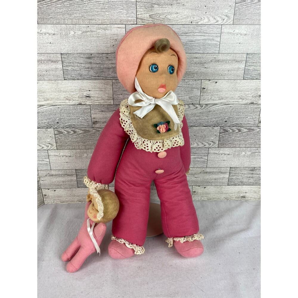 VINTAGE LENCI MARLENE Doll 18 Inch Felt Italy 1996 GD447 Limited Edition
